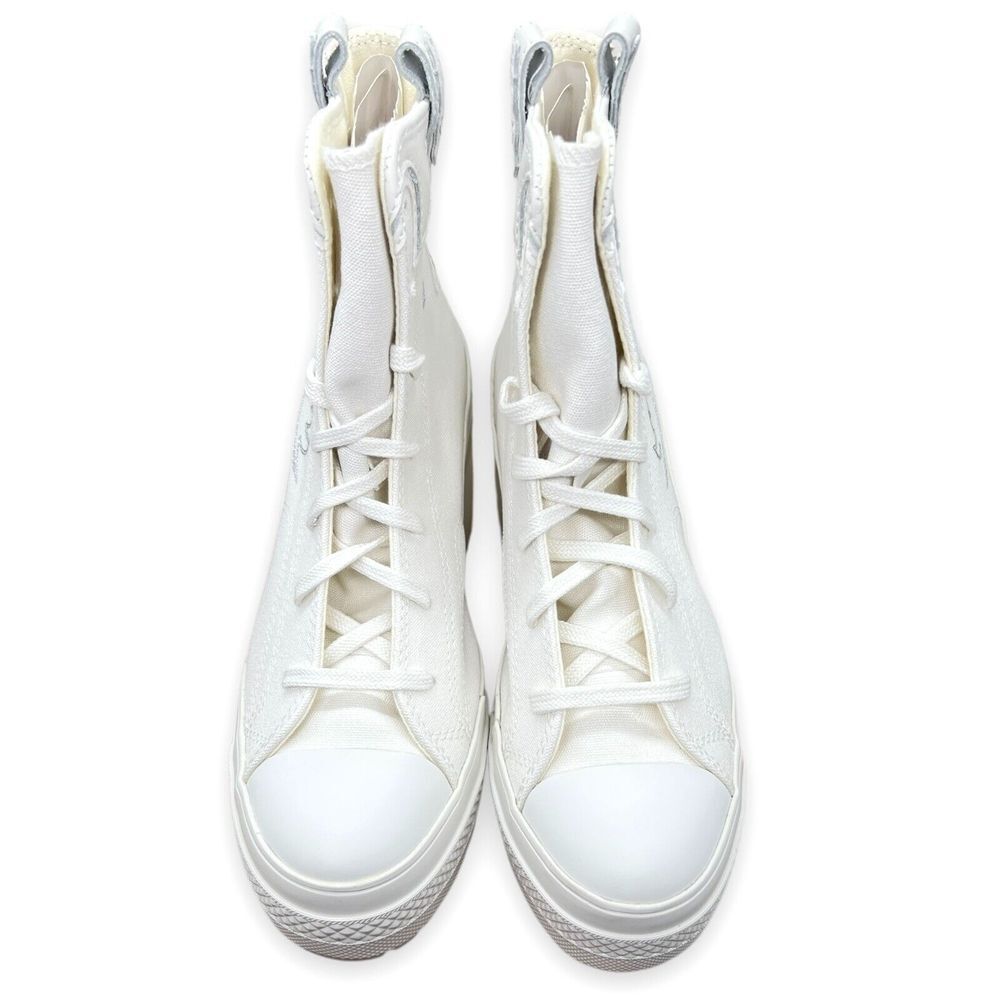 Converse Shoes Womens 8.5 White Chuck 70 De Luxe Heel Western Hi Platform *READ* - Picture 9 of 10